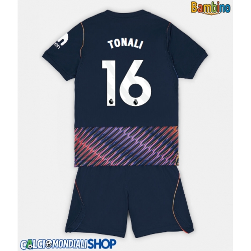 Maglie da calcio Tottenham Hotspur Sandro Tonali #16 Seconda Maglia Bambino 2026-27 Manica Corta + Pantaloni corti)